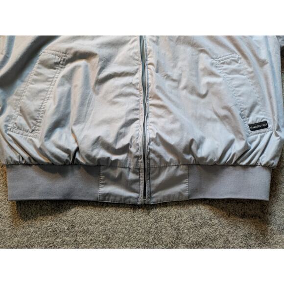 Vintage Members Only Men's Reversible Bomber Jacket Gray - XL, MADE IN THAILAND - Picture 7 of 16